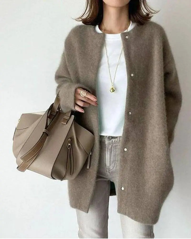 Wool and Mohair Cardigan for Women