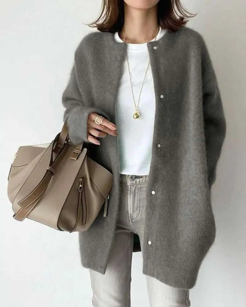 Wool and Mohair Cardigan for Women