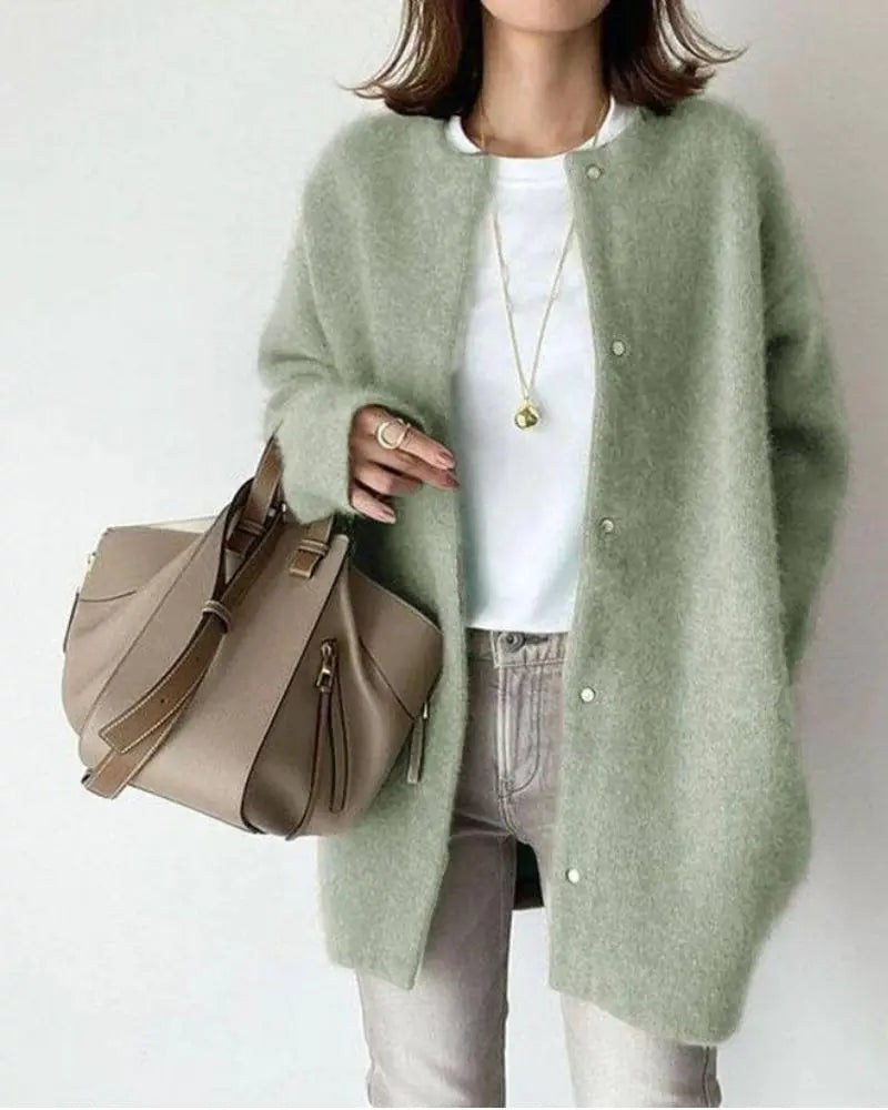 Wool and Mohair Cardigan for Women