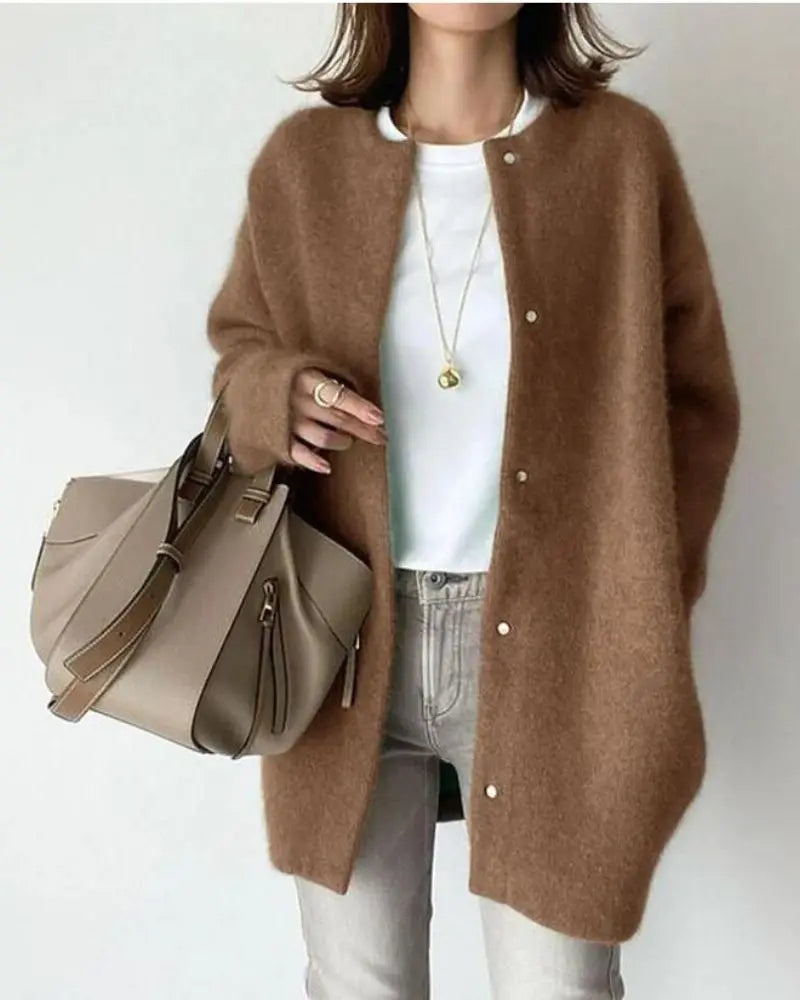 Wool and Mohair Cardigan for Women