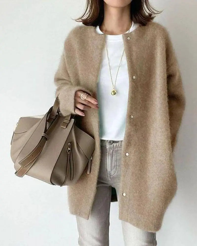 Wool and Mohair Cardigan for Women