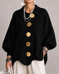 Karina – Oversized Collared Button Cardigan