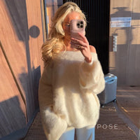 Styled look with the selene off-shoulder knit sweater