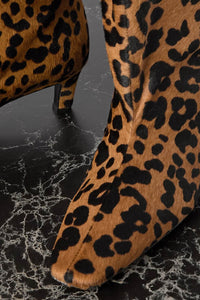 Leona – Leopard Print Slouchy Knee-High Kitten Heel Boots