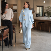 Elara – Turtleneck Sweater & Wide-Leg Pants Set