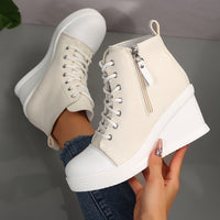 Sculpted Wedge Sneakers