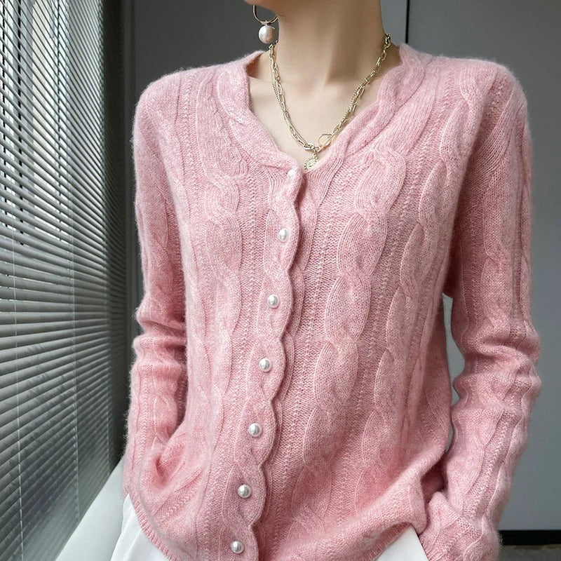 Rambouillet Wool Cardigan