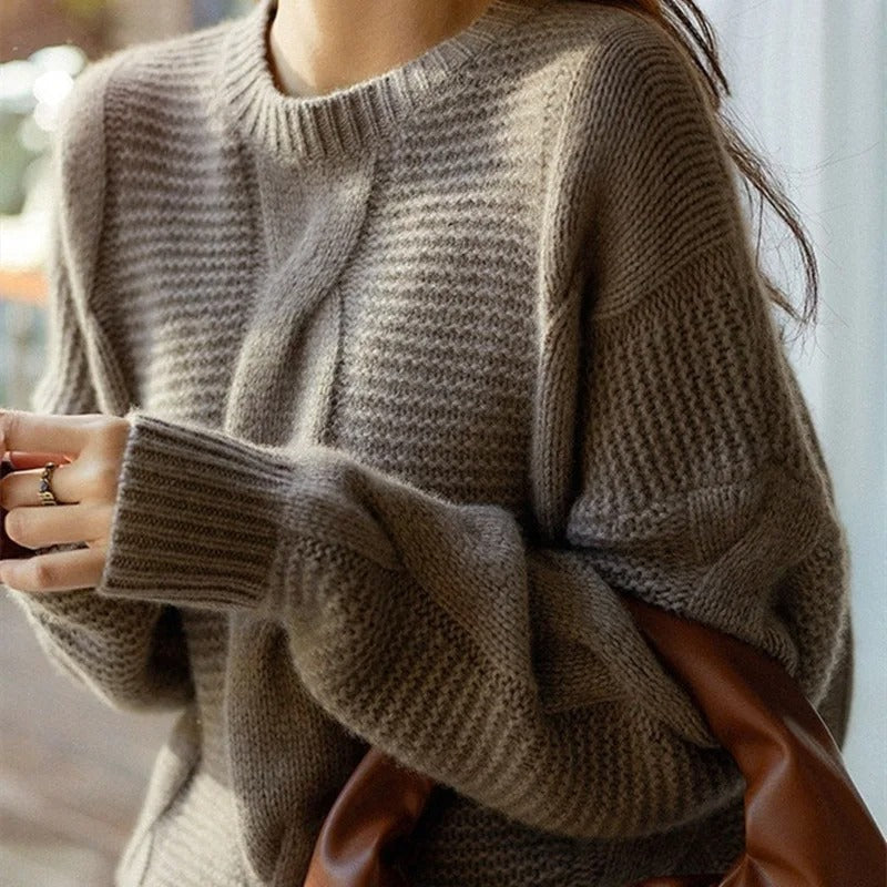 Hand Knit Cotton Sweater