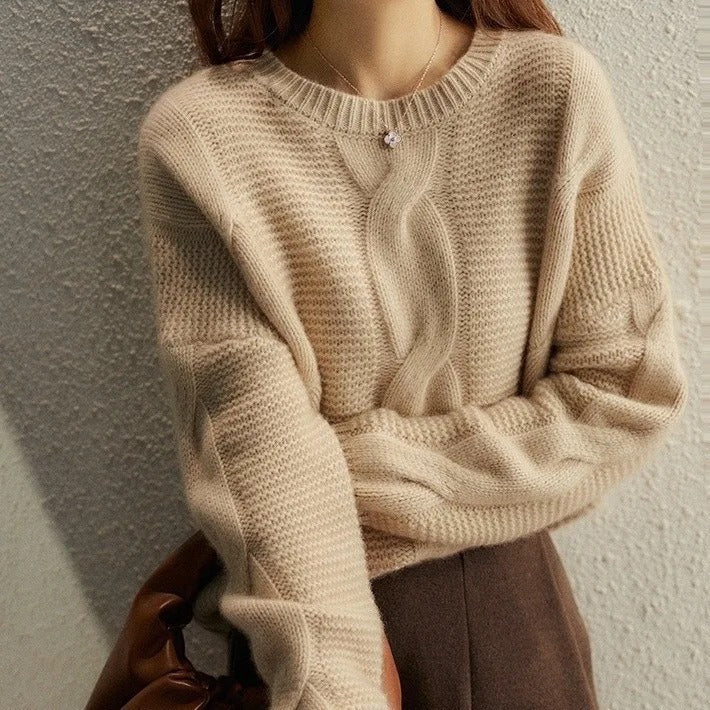 Hand Knit Cotton Sweater