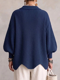 Balloon Sleeve Gold Button Cardigan – Susan & Anne