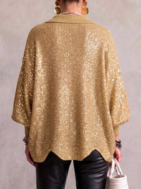 Karina – Oversized Collared Button Cardigan