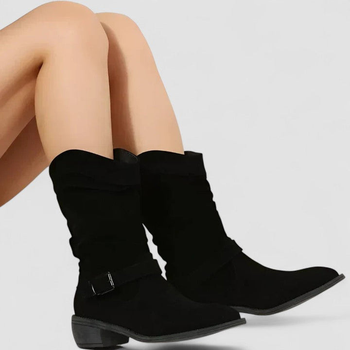Delphine - Suede Orthopedic Ankle Boots