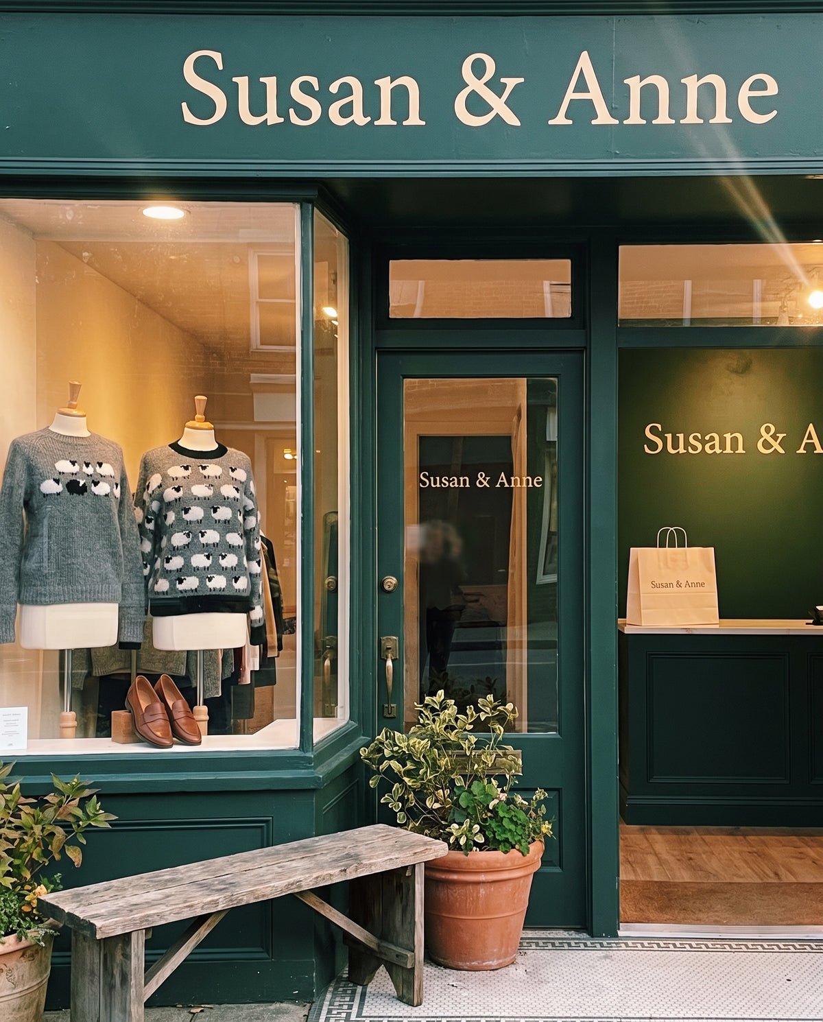 Susan & Anne — brand storefront