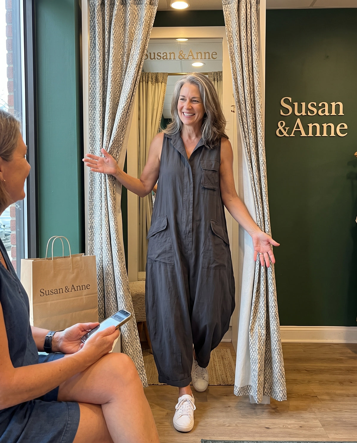Susan & Anne — jumpsuit curtain what do you think Image