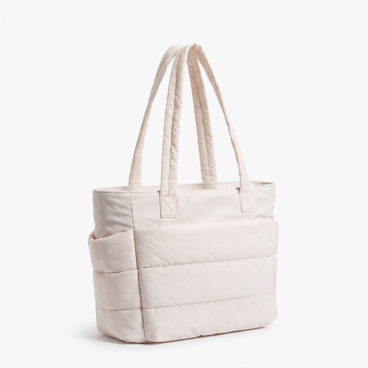 The Pillow Tote laptop bag in Oat