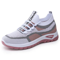 Lightweight Cushioned Lace-Up Running Sneakers