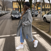 Oversized Hooded Sweatshirt Coat – Susan & Anne