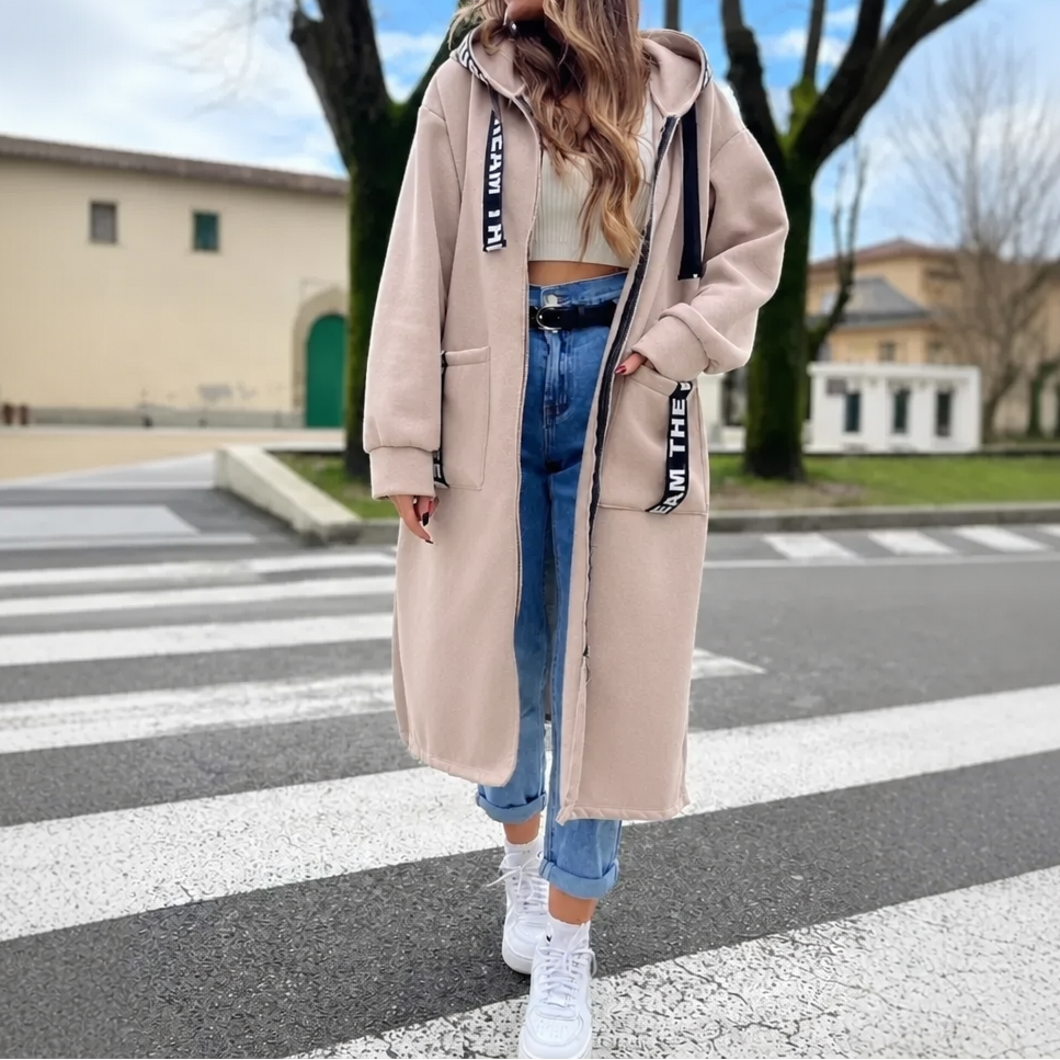 Oversized Hooded Sweatshirt Coat – Susan & Anne