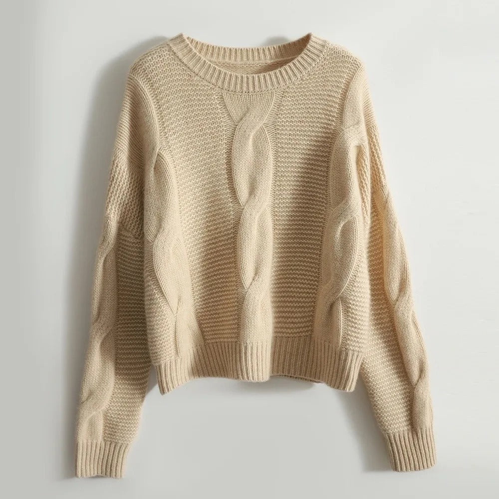 Hand Knit Cotton Sweater