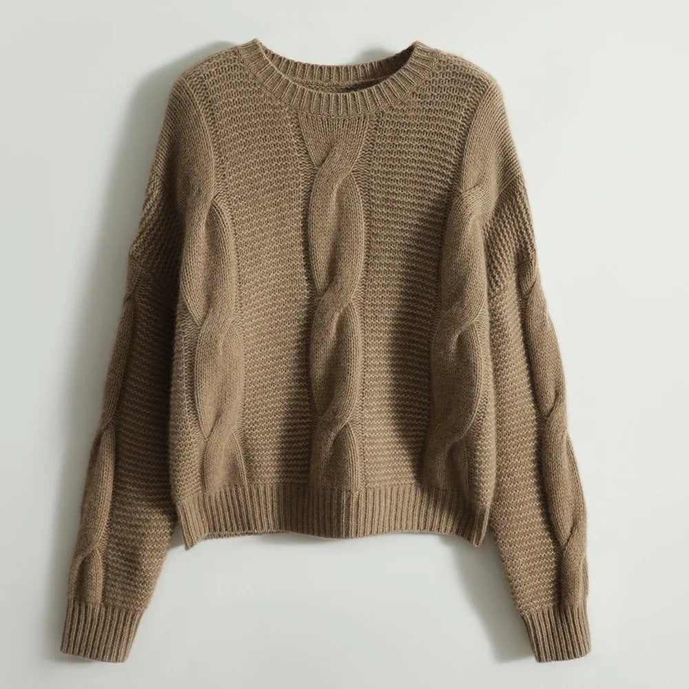 Hand Knit Cotton Sweater