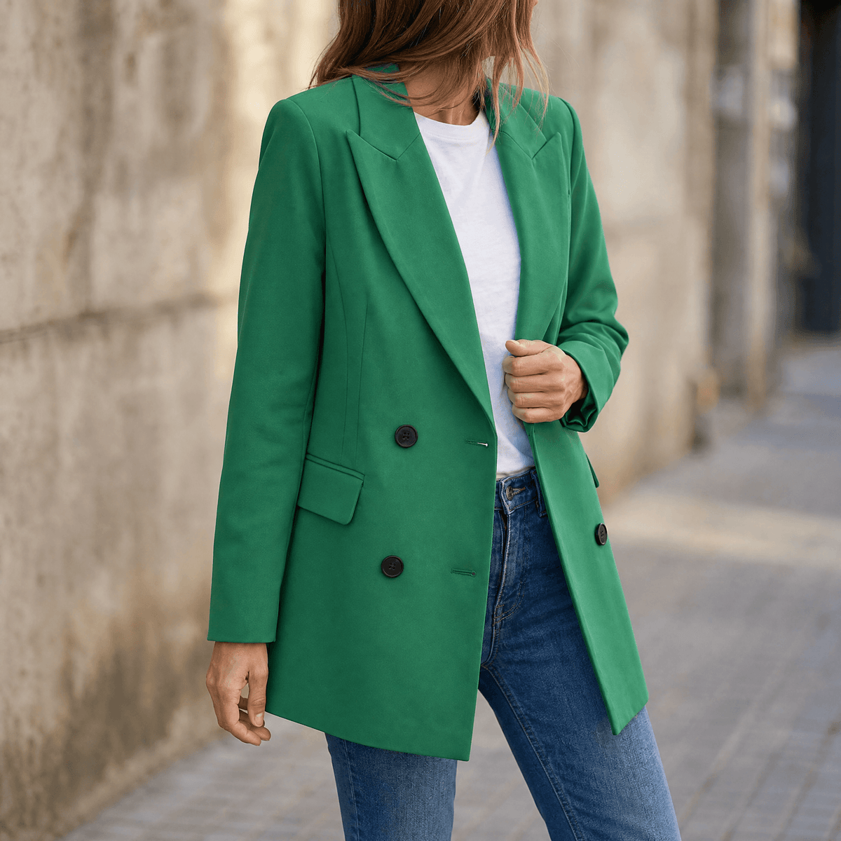 Everyday Double Breasted Blazer - Susan & Anne