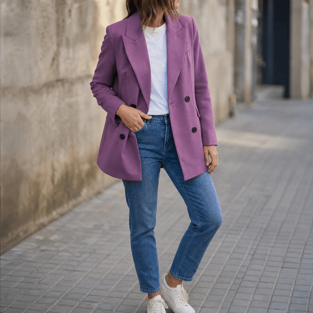 Everyday Double Breasted Blazer - Susan & Anne